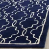 2'3"x9' Runner Jennie Quatrefoil Design Tufted Accent Rug Dark Blue/Ivory - Safavieh -Safavieh Store GUEST 067fe6bf 136d 4d63 b460 90c08f6af792