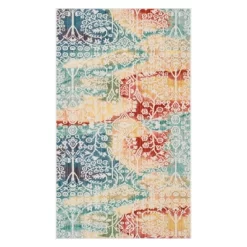 Neva Floral Accent Rug - Safavieh -Safavieh Store GUEST 14a7a78e 681b 4946 833a 3deb8a5e30d3