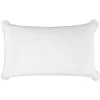 Nutmeg Pillow - White/Brown - 12" X 20" - Safavieh -Safavieh Store GUEST 1ce3616e 9983 4a70 9bb9 c2a2ad6d4171