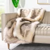 Coco Tips Throw Blanket - Taupe - 50" X 60" - Safavieh