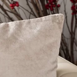 Henely Pillow - Beige/Gold - 16" X 16" - Safavieh