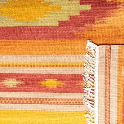 2'3"x14' Geometric Design Woven Runner Brown - Safavieh 7 2'3"x14' Geometric Design Woven Runner Brown - Safavieh - Image 5