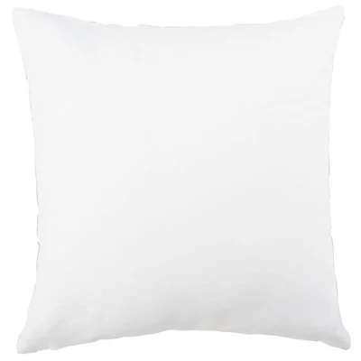 Kassidy Pillow - Blush/White - 18" X 18" - Safavieh 4 Kassidy Pillow - Blush/White - 18" X 18" - Safavieh - Image 2