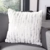 Lorelei Pillow - White/Silver - 18" X 18" - Safavieh