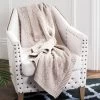 Petal Knit Throw Blanket - Palewisper - 50" X 60" - Safavieh -Safavieh Store GUEST 2d6dfe3a 8555 41a4 8126 a56521b35a7d