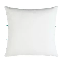 Billi Pillow - Beige/Teal - 20" X 20" - Safavieh -Safavieh Store GUEST 2efd1460 bba8 4b90 b6cc f52faa9bb229