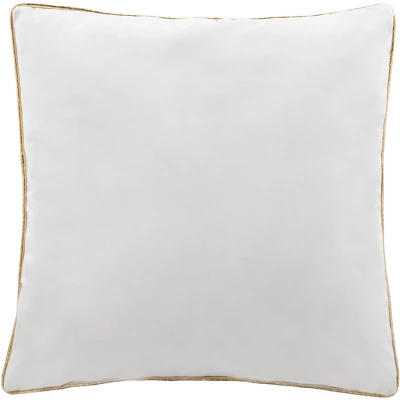 Wynter Pillow - White/Green/Red/Yellow - 18" X 18" - Safavieh 3 Wynter Pillow - White/Green/Red/Yellow - 18" X 18" - Safavieh