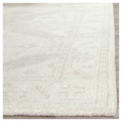 Beige/Blue Abstract Knotted Area Rug - (4'x6') - Safavieh