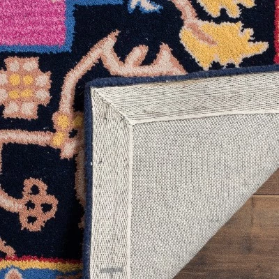 Lombardy Floral Tufted Accent Rug - Safavieh 4 Lombardy Floral Tufted Accent Rug - Safavieh - Image 2