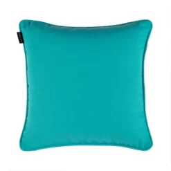Nima Pillow - Blue/Gold - 18" X 18" - Safavieh -Safavieh Store GUEST 4e3f07d4 4c2a 4d78 a1ee 7da95d6f3462