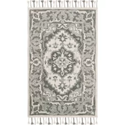 Ann Medallion Tufted Area Rug Light - Safavieh -Safavieh Store GUEST 53d4c61c aa98 4ae2 840b 935396a998e4