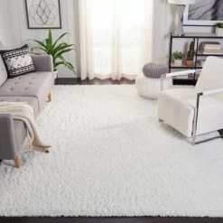 August Shag AUG200 Power Loomed Area Rug - Safavieh