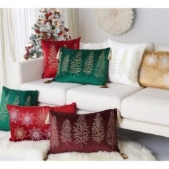 Seasons Tree Pillow - Safavieh -Safavieh Store GUEST 58093cba a270 471c 8e93 c711176c6083