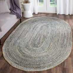 Hudson Stripe Area Rug Natural/Blue - Safavieh -Safavieh Store GUEST 5a2ed93c 23b3 4cbc 8aa7 9369b883a187