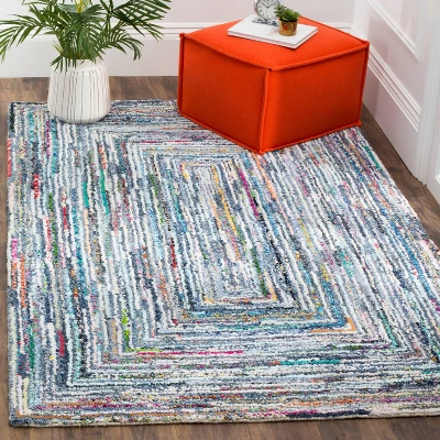 Swirl Tufted Accent Rug - Safavieh 4 Swirl Tufted Accent Rug - Safavieh - Image 2