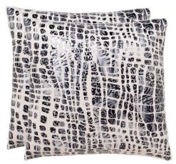 Cleo Pillow (Set Of 2) - Grey Moon - 20" X 20" - Safavieh