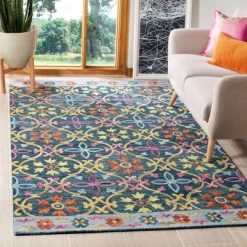 Kaitlyn Shapes Hooked Rug - Safavieh -Safavieh Store GUEST 627cdb30 65de 4363 8cdb 20b65fe7e60b