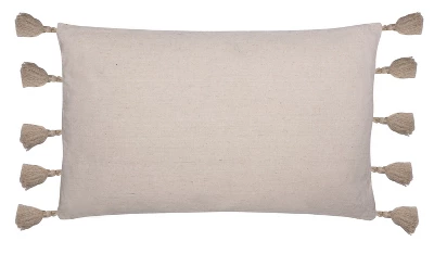 Samerin Pillow - Grey/White - 12" X 20" - Safavieh 5 Samerin Pillow - Grey/White - 12" X 20" - Safavieh - Image 3