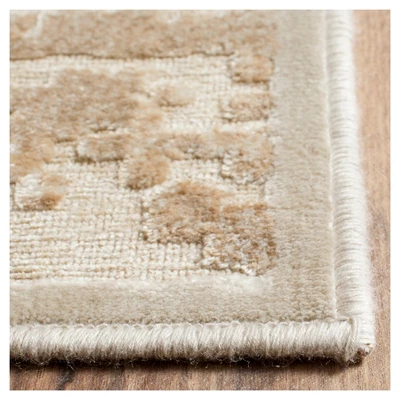 Stone/Cream Solid Loomed Accent Rug - (4'x5'7") - Safavieh 3 Stone/Cream Solid Loomed Accent Rug - (4'x5'7") - Safavieh
