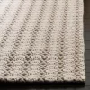 5'x8' Solid Hooked Area Rug Gray/Ivory - Safavieh