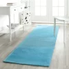 2'3"x12' Tufted Solid Runner Rug Turquoise - Safavieh