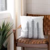 Valorie Vine Pillow - White/Grey - 20" X 20" - Safavieh -Safavieh Store GUEST 7d2e1bac 5126 451d ac11 d5eeab164e28