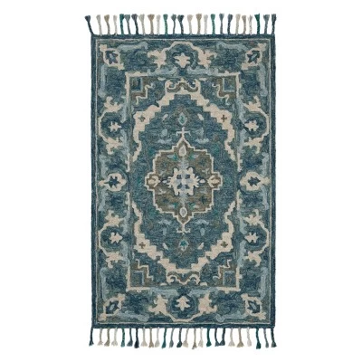 Mildred Medallion Tufted Accent Rug - Safavieh 6 Mildred Medallion Tufted Accent Rug - Safavieh - Image 4