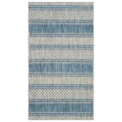Clara Outdoor Rug Gray/Navy - Safavieh -Safavieh Store GUEST 8054987e 9c64 42ec 8790 4517c10e74f2