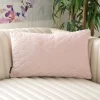 Roselen Pillow - Blush/Gold - 12" X 20" - Safavieh