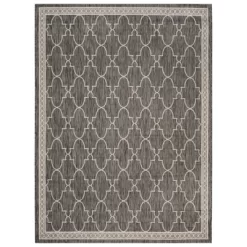 Brielle Outdoor Rug - Black / Beige - Safavieh -Safavieh Store GUEST 9301f267 6122 405b a0d1 605c703e3638
