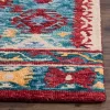 2'x3' Theresa Geometric Design Tufted Accent Rug Blue/Red - Safavieh