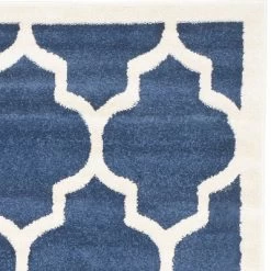 5'X8' Rectangle Outdoor Patio Rug Navy/Beige - Safavieh 7 5'X8' Rectangle Outdoor Patio Rug Navy/Beige - Safavieh -Safavieh Store GUEST 9f7413ed 9d6f 4ae1 b031 8d86b13d068f