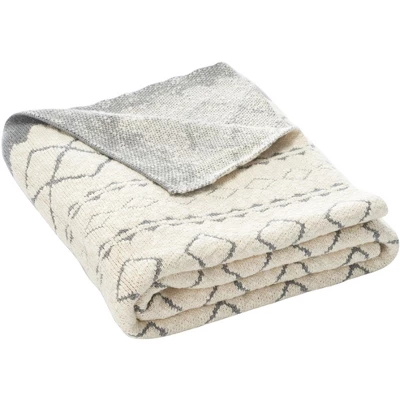 Tamar Throw Blanket - Grey/Beige - 50" X 60" - Safavieh 3 Tamar Throw Blanket - Grey/Beige - 50" X 60" - Safavieh