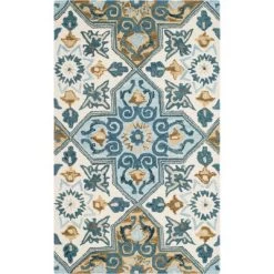 Dayna Medallion Hooked Rug - Safavieh -Safavieh Store GUEST ade48aa4 c522 40a0 8c91 d40fdb94cf36