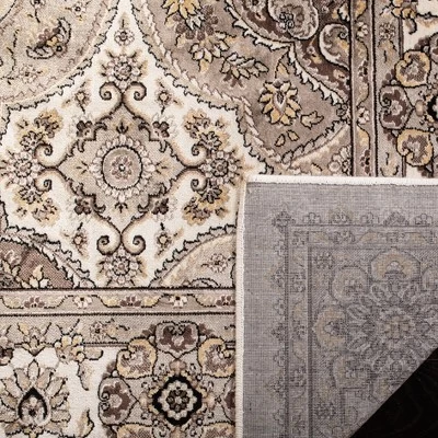 3'3"x4'7" Medallion Loomed Accent Rug Ivory - Safavieh 4 3'3"x4'7" Medallion Loomed Accent Rug Ivory - Safavieh - Image 2