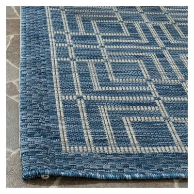 Poissy Outdoor Rug Navy/Gray - Safavieh 3 Poissy Outdoor Rug Navy/Gray - Safavieh