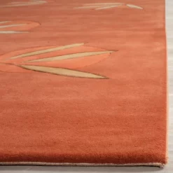Telford Floral Tufted Rug Orange - Safavieh