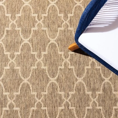 2'7" X 5' Rectangle Gibson Outdoor Patio Rug Dark Beige/Beige - Safavieh 4 2'7" X 5' Rectangle Gibson Outdoor Patio Rug Dark Beige/Beige - Safavieh - Image 2