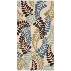 Nathan Indoor/Outdoor Rug Cream/Aqua - Safavieh -Safavieh Store GUEST c91809de 4bc6 49bc bc82 503149c4f6df
