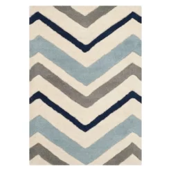 Dublin Chevron Geometric Tufted Area Rug - Safavieh -Safavieh Store GUEST cd8dc2ee 07db 4336 ad8b 0390854df18a