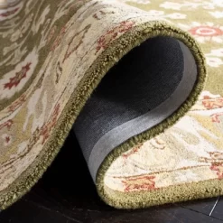 2'3"x8' Floral Tufted Runner Rug Moss Green/Ivory - Safavieh -Safavieh Store GUEST d2f6977c 2190 426a b971 6fdec6ed3a4a