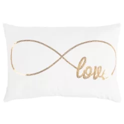 12"x18" Infinite Love Throw Pillow - Safavieh -Safavieh Store GUEST d36ea8de dd4e 4dcc bcbb 85e68845197c