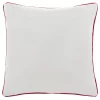Cranberry Pillow - White/Yellow - 18" X 18" - Safavieh