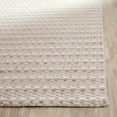 Beige Stripe Loomed Accent Rug 4'x6' - Safavieh 4 Beige Stripe Loomed Accent Rug 4'x6' - Safavieh - Image 2