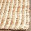 2'3"X4' Stripe Woven Accent Rug Natural/Ivory - Safavieh -Safavieh Store GUEST e56ea5cb 2c86 4055 a4b5 fa0a3efb5d38