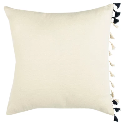 Linney Pillow - Deep Blue/Grey - 16" X 16" - Safavieh 6 Linney Pillow - Deep Blue/Grey - 16" X 16" - Safavieh - Image 4