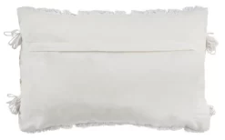 Marlin Pillow - White - 12" X 20" - Safavieh -Safavieh Store GUEST f1674951 9175 4cb5 82cf 2e6d3bb247b5