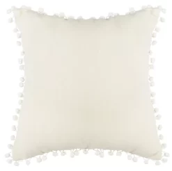 Valencia Pillow - Taupe/Beige - 16" X 16" - Safavieh -Safavieh Store GUEST f757825c e2a5 4e74 97cb 355a2af0b9ff