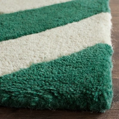 Chevron Tufted Rugs - Safavieh 4 Chevron Tufted Rugs - Safavieh - Image 2